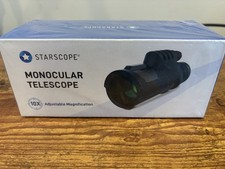 Starscope Monocular Telescope - 10x Adjustable Magnification New/Sealed