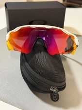 New Oakley RADAR EV PATH OO9208 Polished White Frame W/PRIZM RED LENS