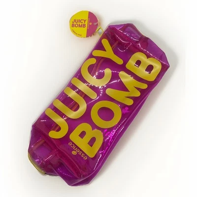 essence JUICY BOMB Make Up Bag Kosmetiktasche 01 Juicy Journey 1 Stück pink gelb