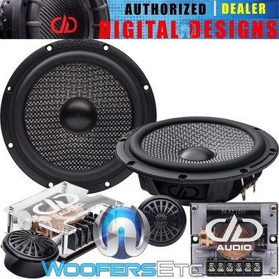 DD AUDIO C-C6.5C AUDIOPHILE 6.5'' 250W COMPONENT SPEAKERS TWEETERS CROSSOVERS NEW