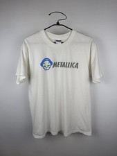 Vintage 2006 Metallica Napster Logo Rip Rare Anti Napster Shirt Large 22x28