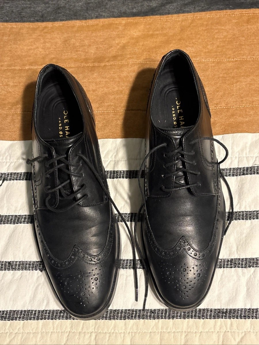 Cole Haan Black Leather Wingtip Oxford Shoes Mens Size 8.5M Brogue Dress ORIGINALGRAND WINGTIP OXFORD – DiPrima main image 2