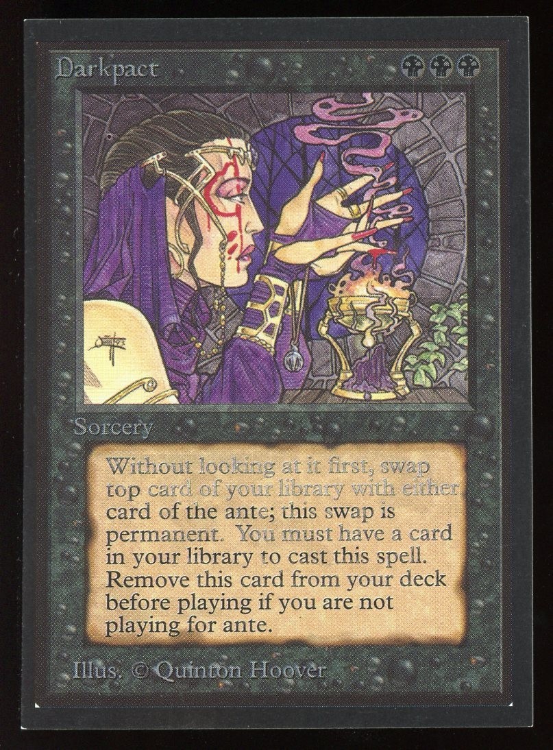 Beta/CE Darkpact Artist Proof ~ Magic/MTG ~ NM/MINT Condition
