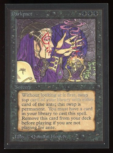 Beta/CE Darkpact Artist Proof ~ Magic/MTG ~ NM/MINT Condition