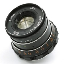 Industar-61 LD f2.8/55mm Soviet USSR Lens Leica Screw Mount M39 Servised