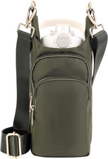 Water Bottle Holder with Strap Water Bottle Carrier Sling Bag Purse Crossbody Ba
