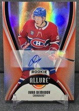 2025-26 Ivan Demidov Upper Deck Allure RED RAINBOW AUTO Canadiens Rookie #110 