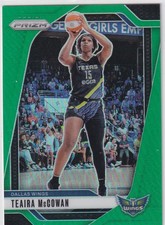 2024 PRIZM #105 TEAIRA MCCOWAN GREEN- DALLAS WINGS