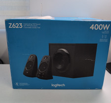 Logitech - Z623 2.1 Speaker System 3-Piece for PC - Black
