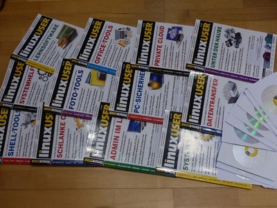 Linux User - kompletter  Jahrgang 2021  (mit DVDs)