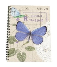 A5 Spiral Notebook - Holly Blue Spiral Bound