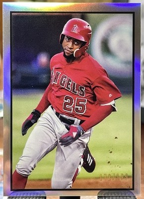 2019 Bowman Heritage Chrome Prospects Jo Adell 1st RC Refractor /199 53CP-100