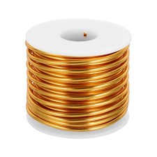 9 Gauge Anodized Aluminum Craft Wire 56Ft Bonsai Training Wire Yellow