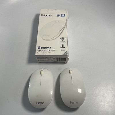 Lot Of 2 iHome Bluetooth Wireless Mouse for Mac & PC Imacm212w-wm No Dongles