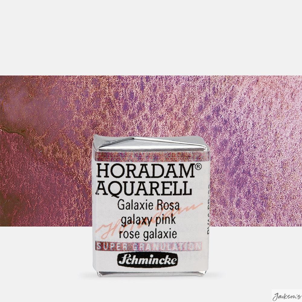 Schmincke Horadam Watercolour Paint Half Pan Galaxy Pink For Supergranulation