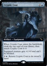cloak the top card mtg of Mists [Urza's Saga] Return Cryptic Coat to its owners hand. Cryptic Coat | Murders at
