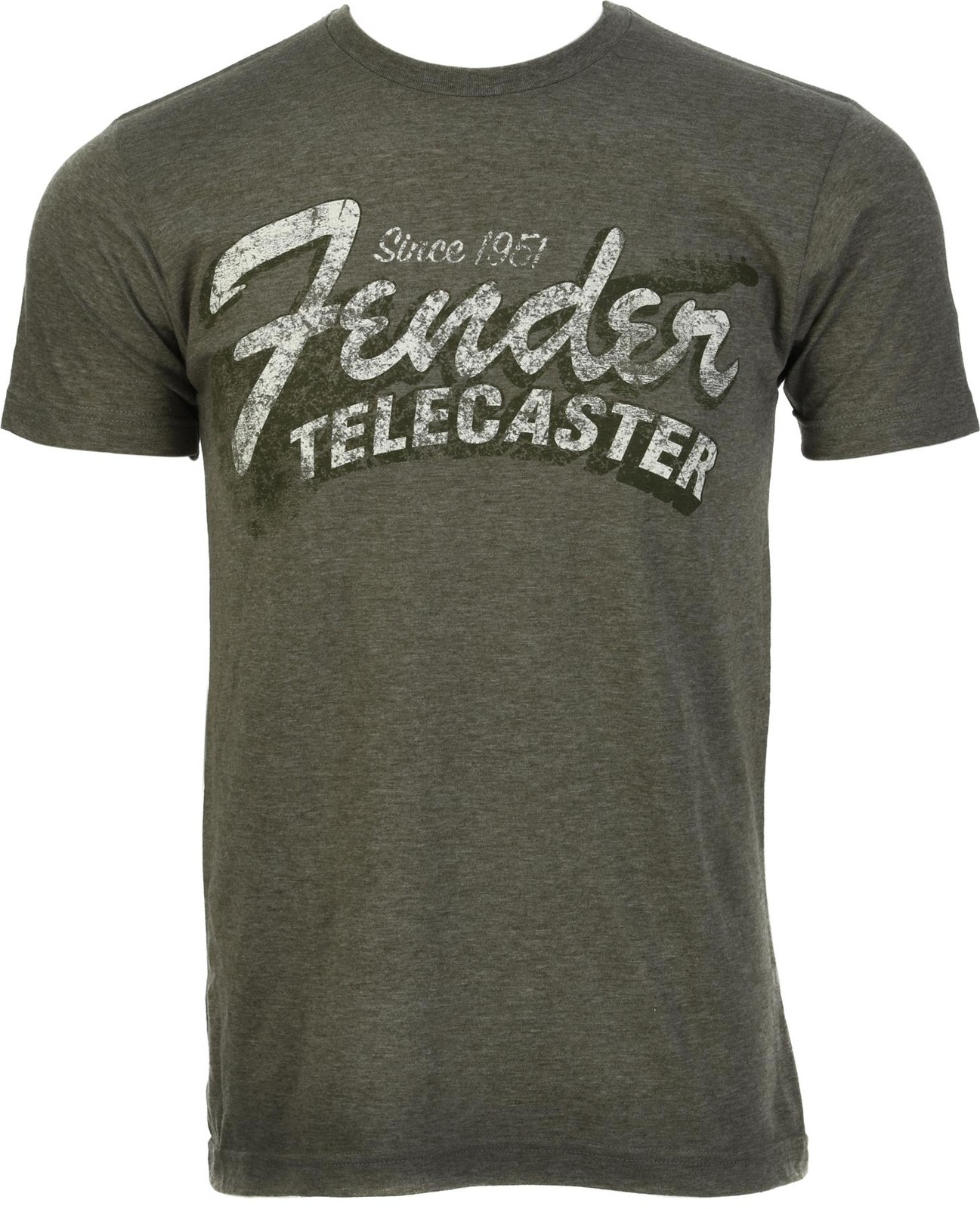 Vintage 1951 Fender Telecaster T-Shirt in Military Heather Green 2XL