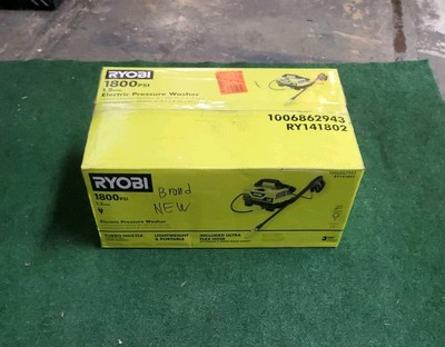 #ad #ad Ryobi 1800 PSI 1.2 GPM Cold Water Electric Pressure Washer RY141802 Brand New $99.99