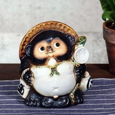 Statue Tanuki Shigaraki Ware, taille 6 Lucky Tanuki (homme)