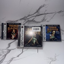 Tomb Raider 1-3 Collector's Edition (Sony PlayStation 1, 2002) PS1 - Complete