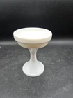 Vintage Westmoreland Pedestal Base Only For Fairy Lamp White Milk Glass
