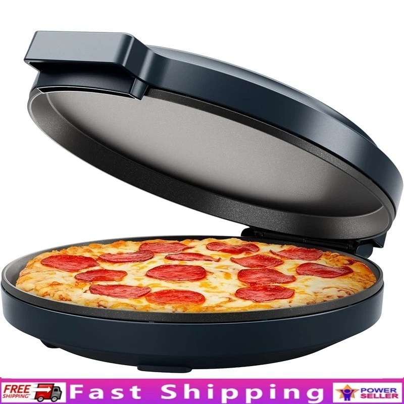 Electric Pizza Oven Nonstick Cooker Pizza Quesadillas Omelets Easy Cleanup New