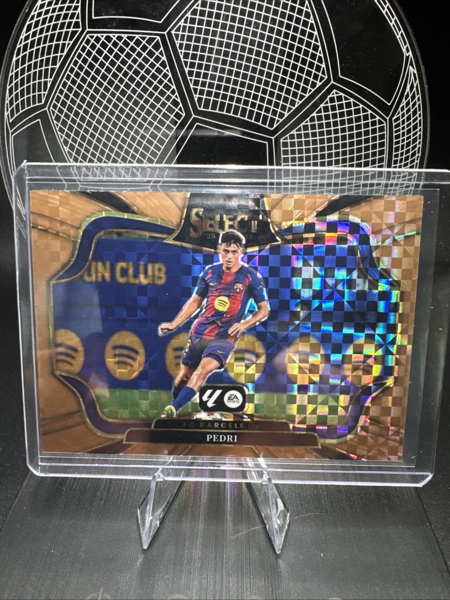 2025-26 Select LaLiga Pedri Bronze Checker Prizm /99 #216 ~ FC