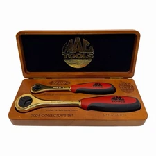 Mac Tools Zero Degree Ratchet Wrench Gold 2004 Collector’s Set 431 Of 3000 Rare