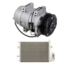 For Volvo S80 S60 V70 XC70 AC Compressor w/ A/C Condenser & Drier GAP