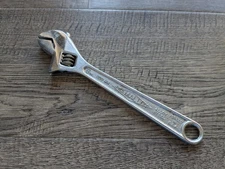 Diamond Tool Horseshoe Co. Diamalloy 8" Adjustable Wrench Made in Duluth USA