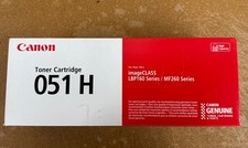Canon 051H Genuine NEW Toner Cartridge Black,...