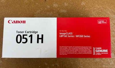 #ad #ad Canon 051H Genuine NEW Toner Cartridge Black High Capacity Laser Printers $79.00