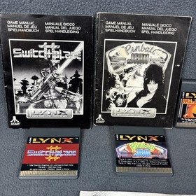 Atari Lynx II Console w/ Games, Manuals, & Carrying Bag - Tested, Working
