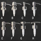 304 Stainless Metal Dispenser Replacement Soap Pump Liquid Lotion Bottle Head