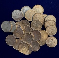 AUSTRALIA GEORGE V  1931 & 1936  1 SHILLING SILVER COINS, LOT (30) ASW = 4.87 OZ