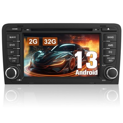 7'' HD Autoradio Für Audi A3 S3 RS3 GPS Sta Navi CD DVD Bluetooth SWC RDS DAB+