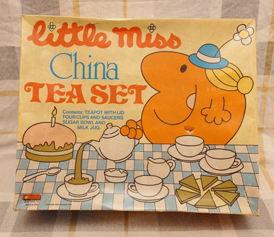 Vintage Mr Men Little Miss China Teeservice komplett