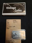 VINTAGE INTERNATIONAL SILVER LTD. 1985 1 OZ .999 FINE SILVER BAR