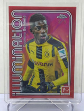 2025-26 Topps Chrome Ousmane Dembele Borussia Dortmund Illumination Red 3/5