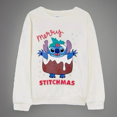 NEU Disney Christmas Stitch Jungen Kleidung Pullover Alter 5-6 Jahre UVP: £24,00