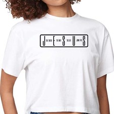 Womens Cropped Graphic T-shirt - the Truth the Way the Life
