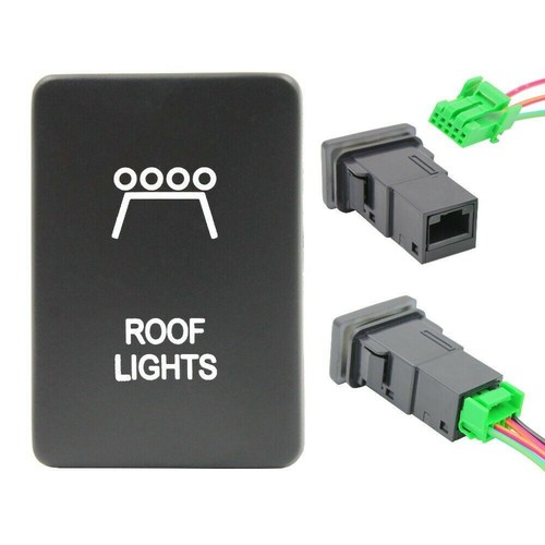 BLUE LED Push Switch 50 STYLES fits Toyota SMALL Replacement Landcruiser Hilux - Picture 43 of 61