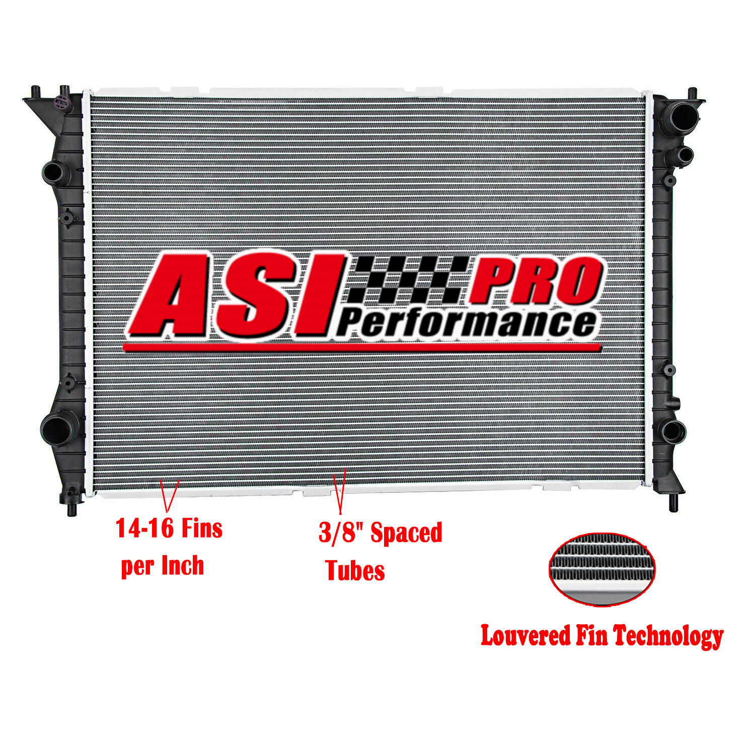 Aluminum Core Radiator fit 2013-2019 Bentley Continental Flying Spur GT 4.0L V8