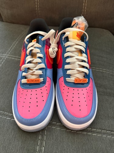 Nike Air Force 1 Low x Undefeated "Multi-Patent" Size 8 US DV5255-400 Orange - Picture 2 of 5