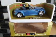 BURAGO- COD.3349 BMW M ROADSTER 1996 - METALLIC BLUE SCALE 1/18