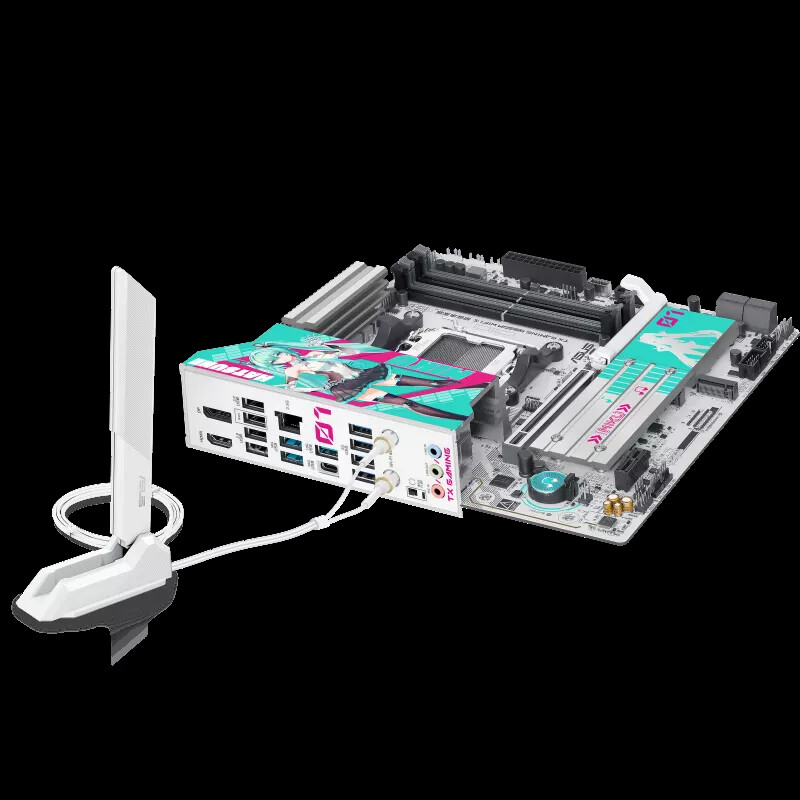ASUS TX GAMING B850M 初音ミクコラボ マザーボード ASUS TX GAMING B850M 初音ミクコラボ マザーボード ASUS TX GAMING