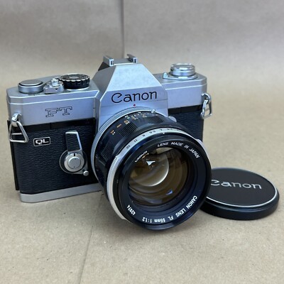 Canon FT QL 35mm Film Camera W/ 55mm 1.2 FL Lens - BEAUTIFUL | eBay