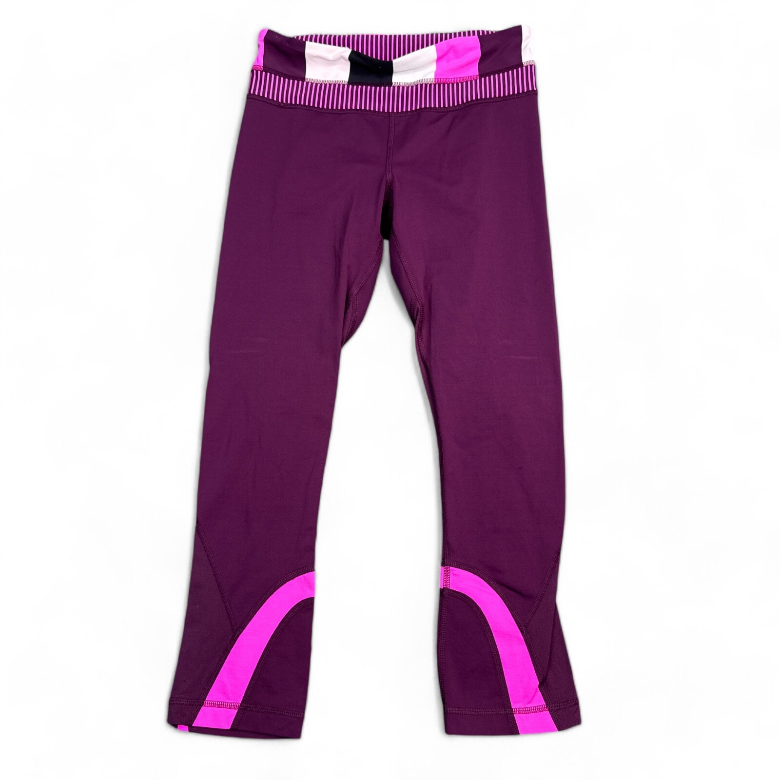 Lululemon Run Inspire Crop II Womens Size 2 Athletic Leggings