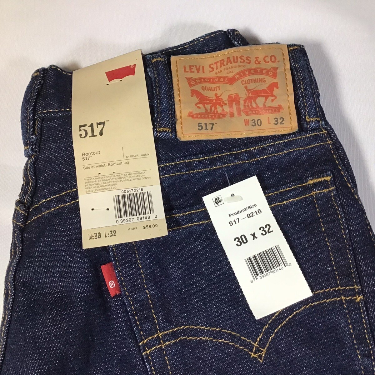 O*n様 Levi's 517 W32 L32 USA USED Levis Men's 30 x 32 Levi's 517 Bootcut Slim Fit Dark Wash 2016