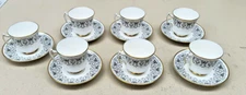 Royal Chelsea Bone China 14 Piece Tea Cup/Plate Set Sheringham